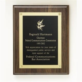 8037 19 walnut plaques