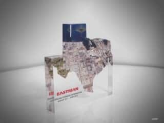 Acrylic state map award