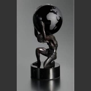 Atlas carrying globe