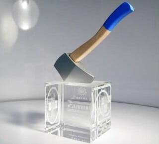 Ax lucite award