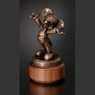 Bronze and walnut award