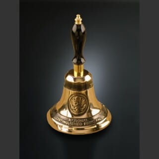 Custom bronze bell award