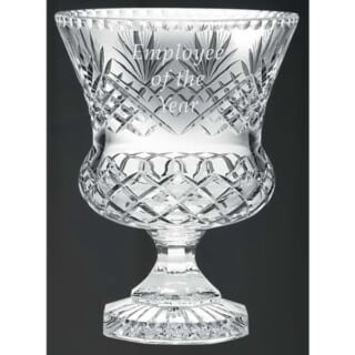 Dunham crystal vase award