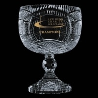 Potrush footed bowl irish crystal award