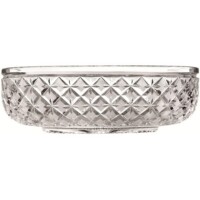 Waterford crystal lace oval bowl