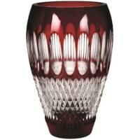 Waterford ruby crystal vase