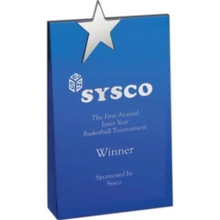 Wedge optical crystal awards