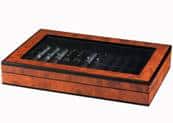 Faux Burlwood Watch Box