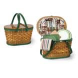 Picnic Time Oval Willow Picnic Basket